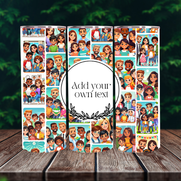 Cherished Moments Custom 24 Photo Collage Tumbler