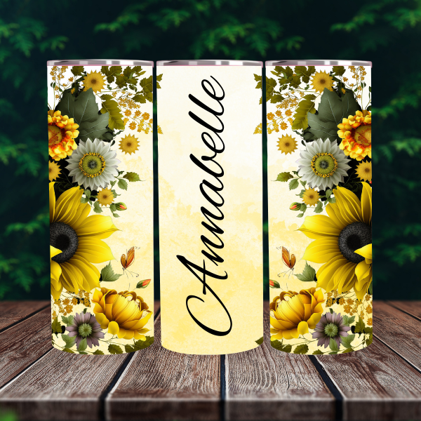 "I'm Having a Sunflower Moment" Tumbler