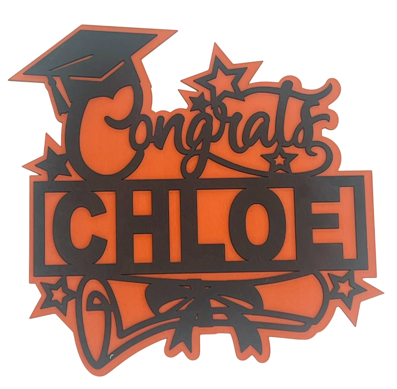 Congrats Grad! Personalized Wooden Graduation Sign