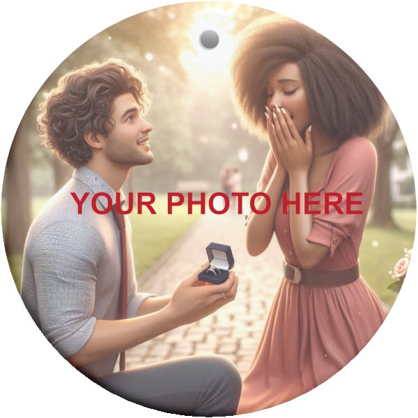 Ornament - Year 2024 The One Where We Got Engaged