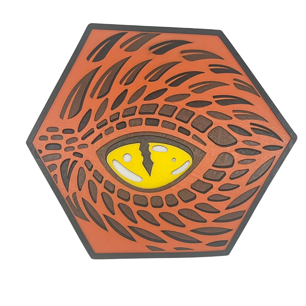 Gaze into the Abyss: Mesmerizing Multi-Layered Dragon Eye Art!