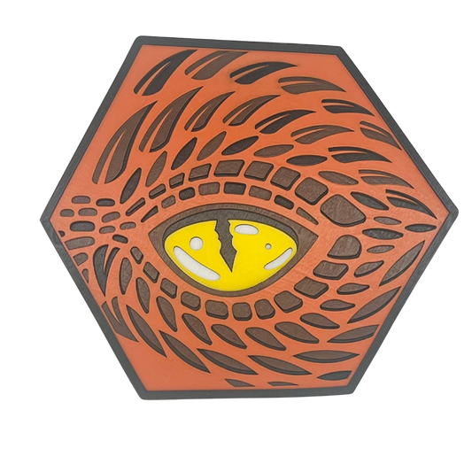 Gaze into the Abyss: Mesmerizing Multi-Layered Dragon Eye Art!