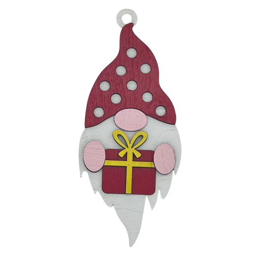 Handcrafted Holiday Happiness: Oklahoma-Made Layered Gnome Ornament