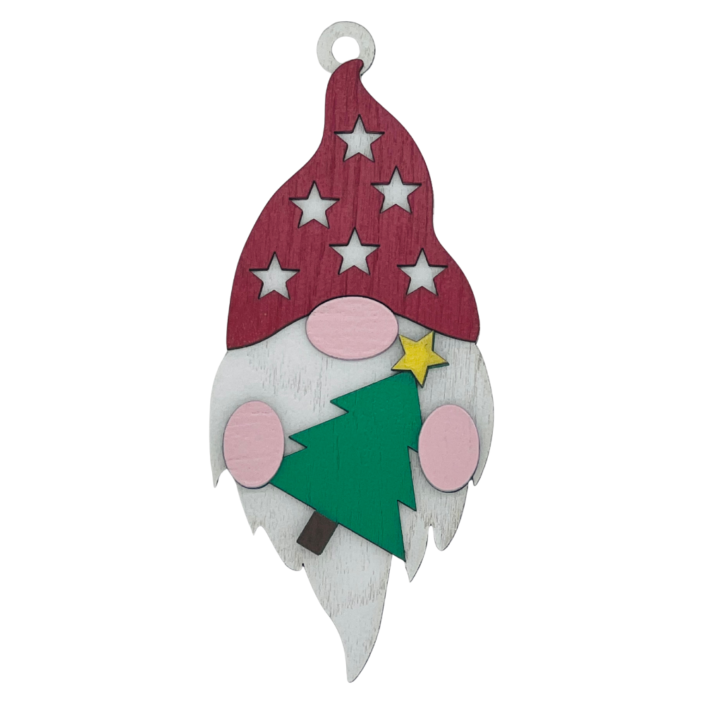 Celebrate the Season, American Style! Layered Gnome Ornament!