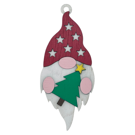 Celebrate the Season, American Style! Layered Gnome Ornament!