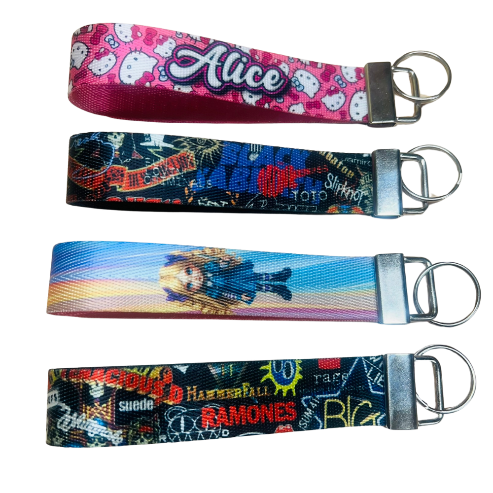 The Perfect Gift for Every Fan: Personalized Wristlet Keychains!