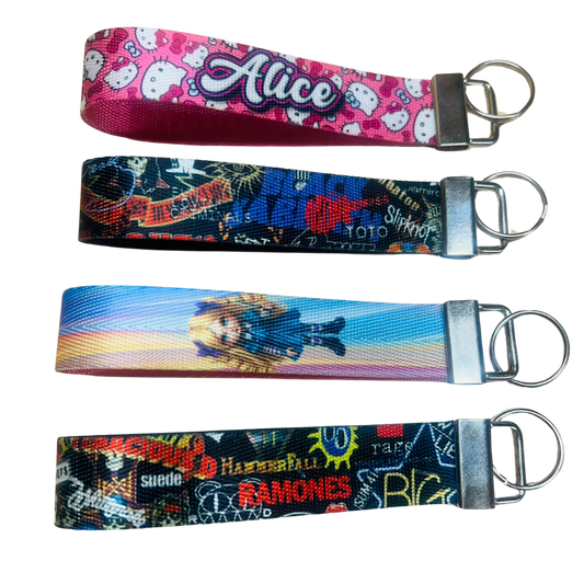 The Perfect Gift for Every Fan: Personalized Wristlet Keychains!