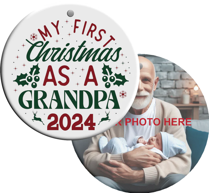 Ornament - First Christmas As Grandpa