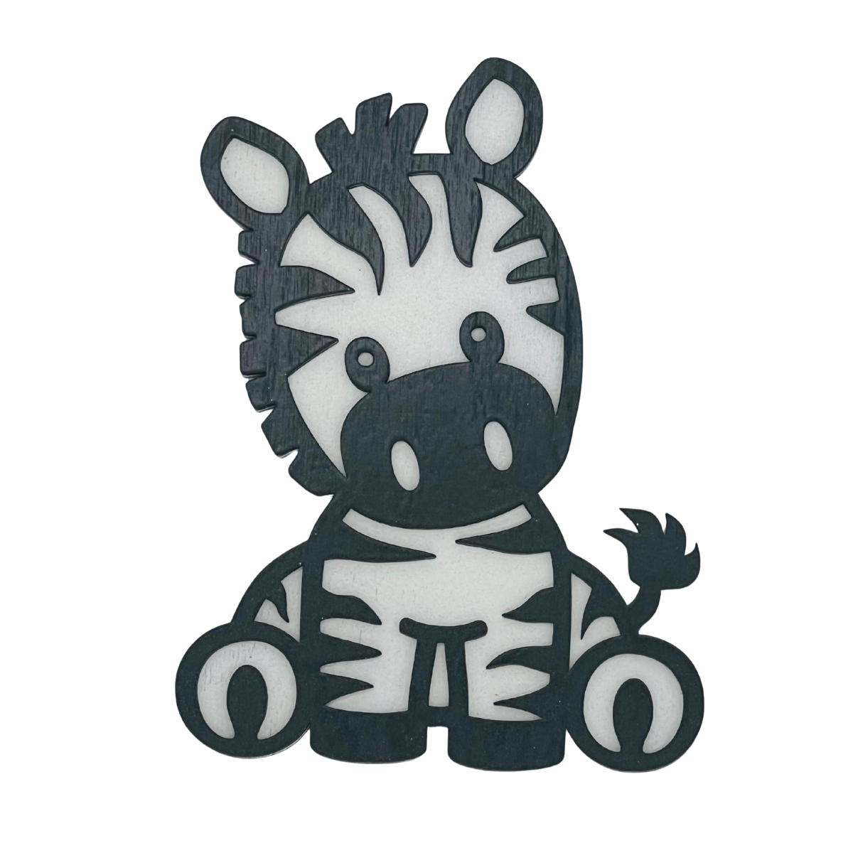 The Perfect Gift for Little Explorers: Handcrafted Layered Zebra Art