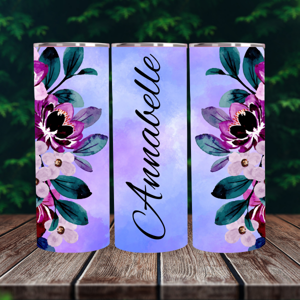 "I'm Flor-al-icious: Life is Better with Flowers" Tumbler